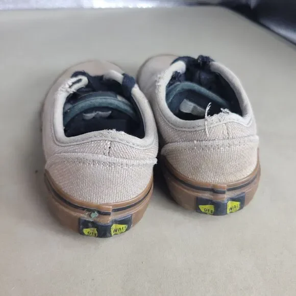 Vans Shoes Boys Size 11.5 Brown Lace Up Walking Low Top Man Made Comfort Sneaker - Picture 10 of 15